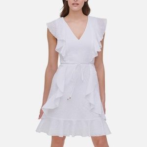Tommy Hilfiger Cotton Ruffled Dress